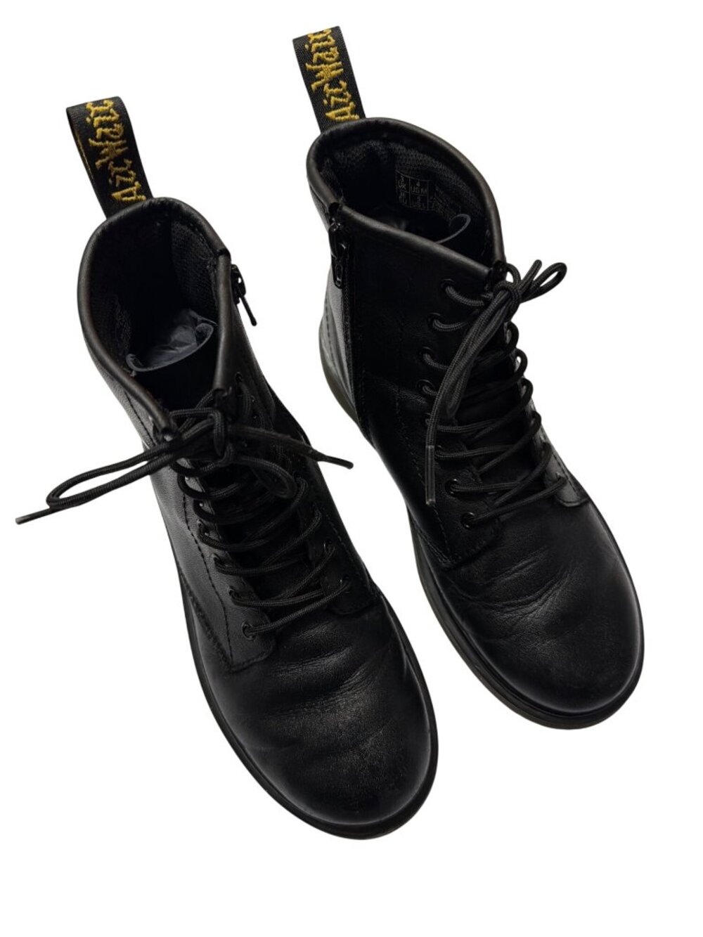 Dr. Martens 1460 J Black Leather Lace-Up Boots Size 36 - Picture 3 of 8
